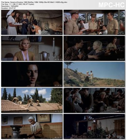Exodus 1960 BluRay 10Bit 1080p Dts-HD Ma5.1 H265-d3g