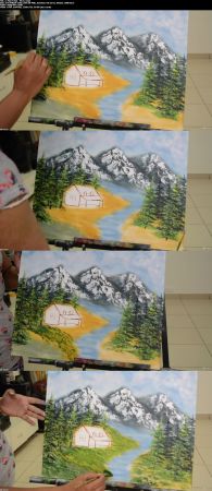 Learn To Make An Amazing Landscape through oil painting