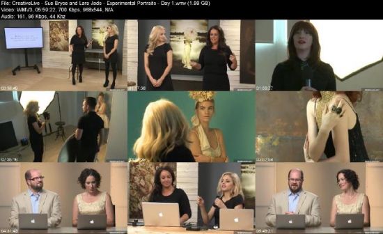 creativeLIVE  Bumps to Babies with Sue Bryce and Kelly BrownExperimental Portraits with Sue Bryce and Lara Jade
