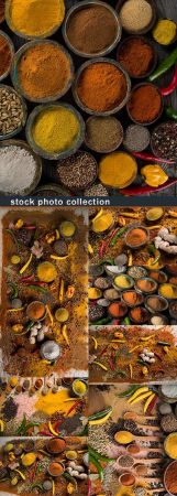 East spices and spices for preparation of tasty dishes