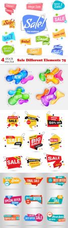 Vectors - Sale Different Elements 75 