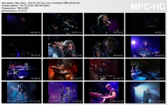 Bee Gees - One For All Tour - Live in Australia 1989 (2018) BDRip (1080p)
