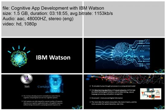 Cognitive App Development with IBM Watson