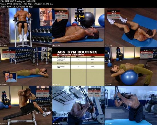 Muscle Fitness Abs Training