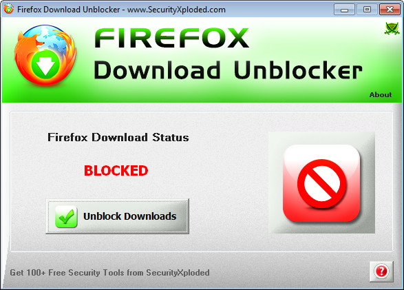 Firefox Download Unblocker 5.0