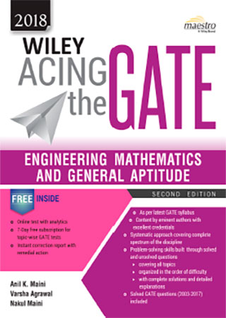 Wiley Acing The Gate: Engineering Mathematics and General Aptitude, 2nd Edition