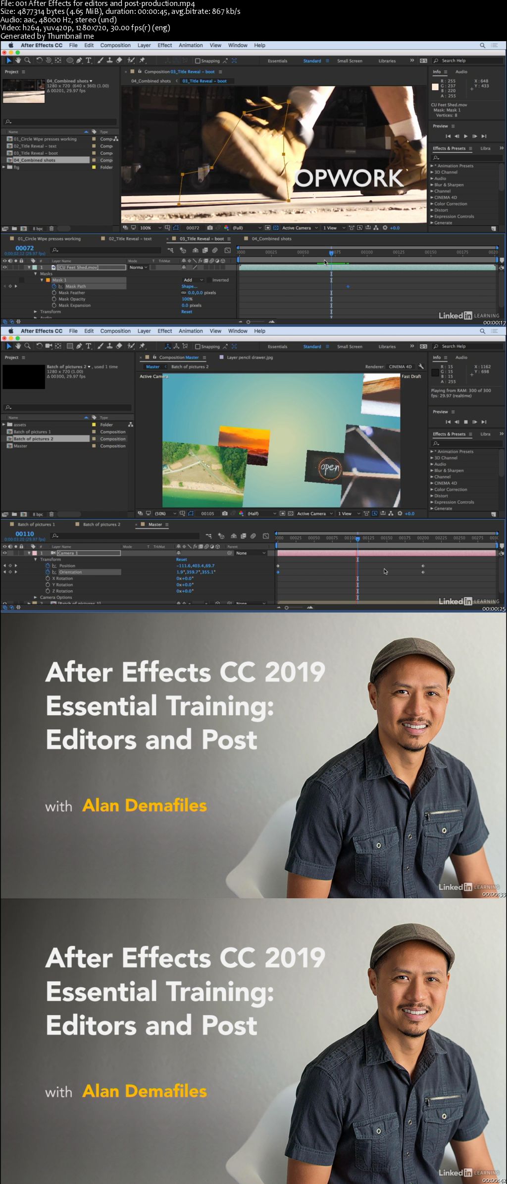 download linkedin after effects cc 2019 essential training: vfx