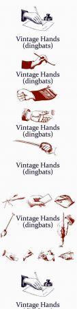 Vintage Hands Font