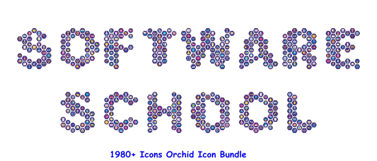 1980+ Icons Orchid Icon Bundle