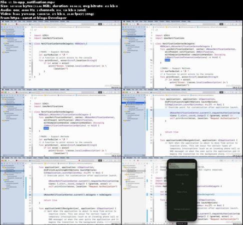 iOS and watchOS App Development: Notifications