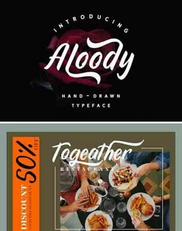 Aloody Font