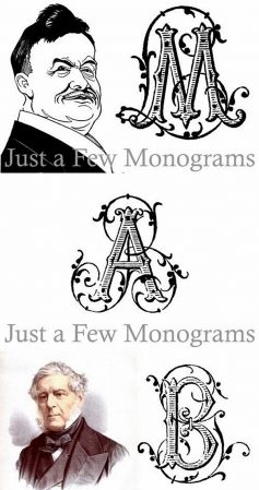Just A Few Monograms Font