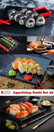 Photos   Appetizing Sushi Set 58