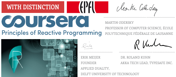 Coursera - Principles of Reactive Programming