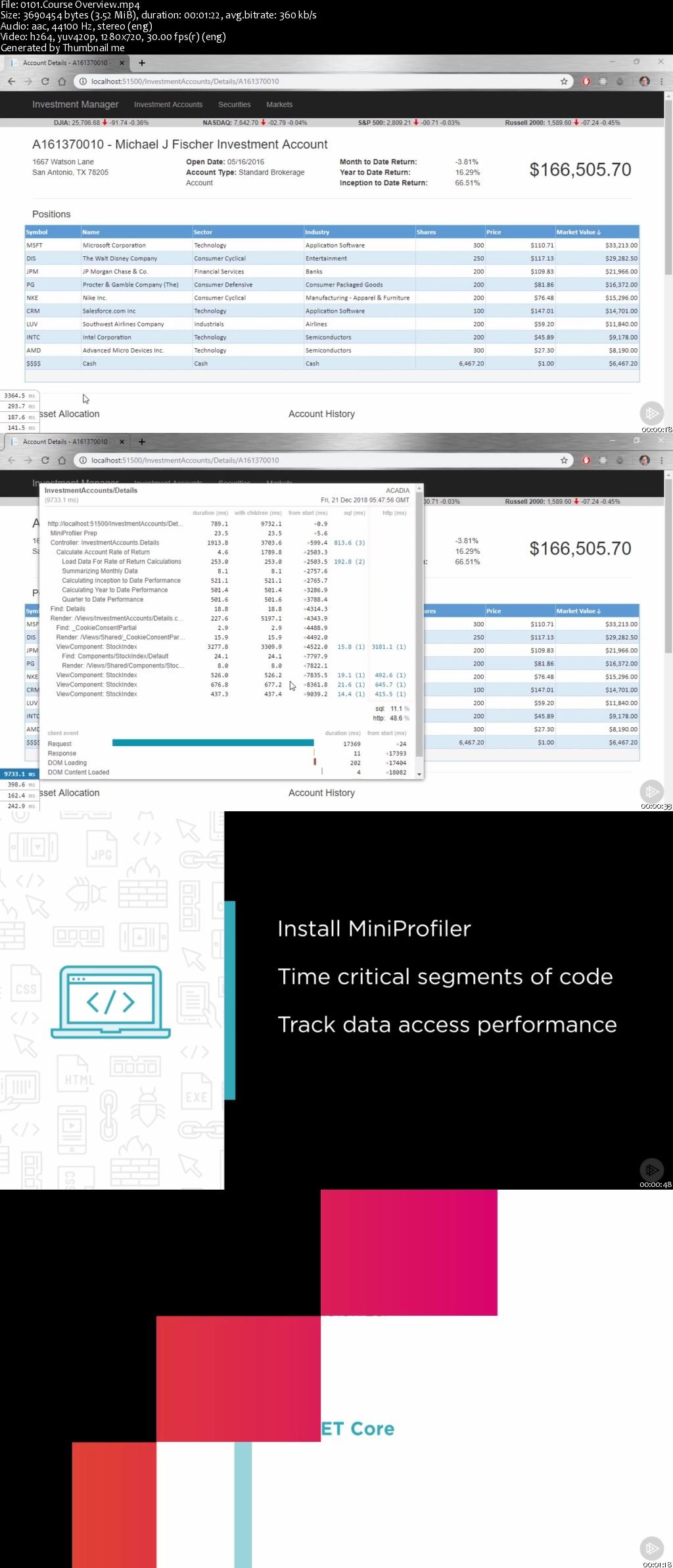Using MiniProfiler in ASP.NET Core | SoftArchive