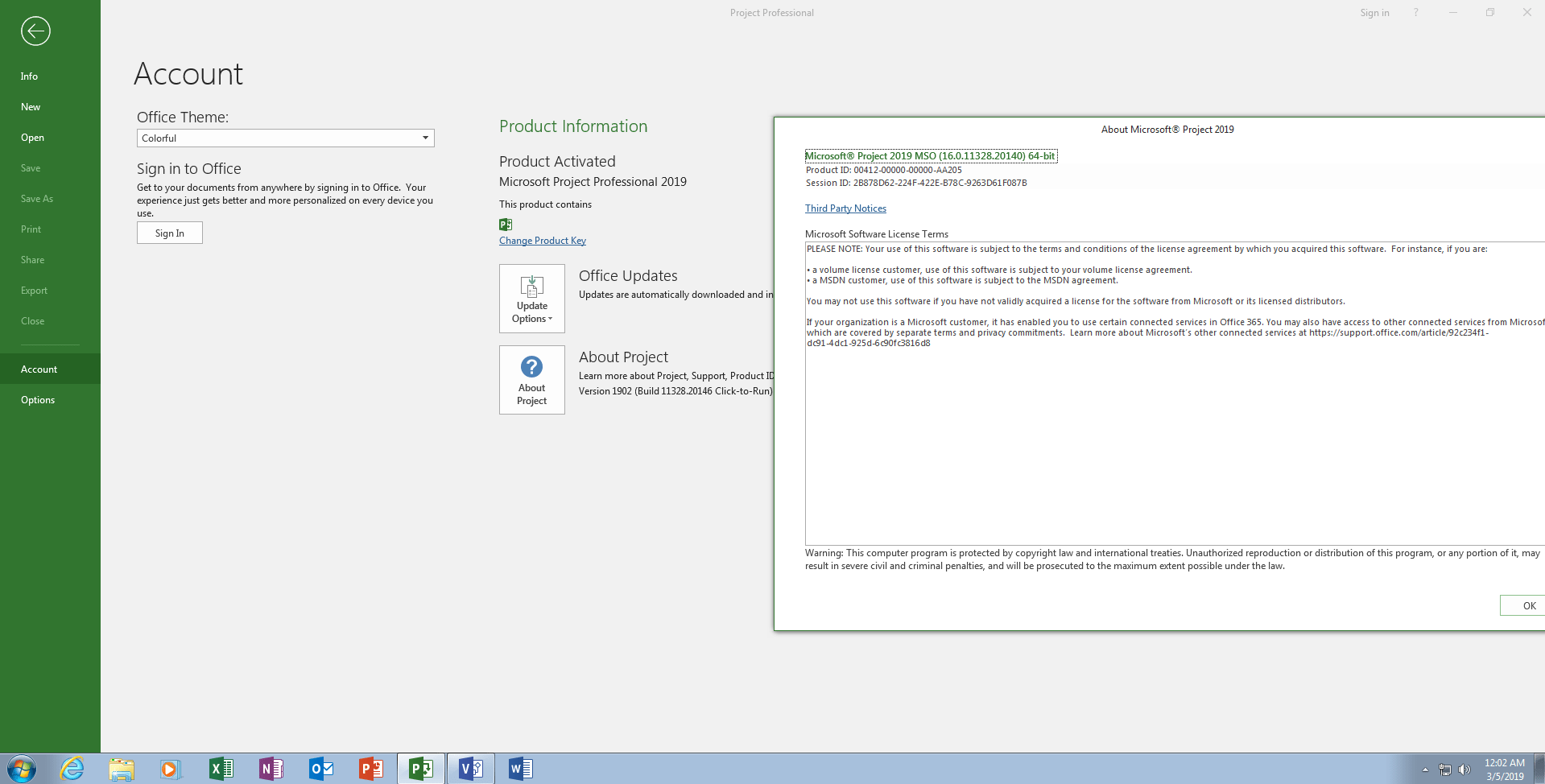 Download Microsoft Office Professional Plus Version 1902 Build