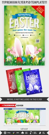 Easter PSD Flyer Template