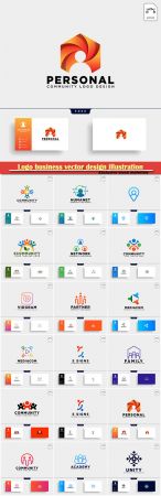 Logo business vector design illustration # 69
