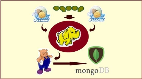 Build Big Data Pipelines w Hadoop, Flume, Pig, MongoDB