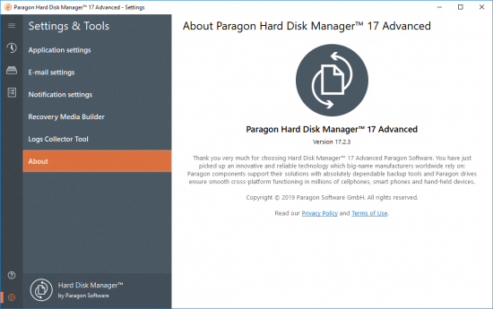 paragon hard disk manager 17 advanced 17.20 9