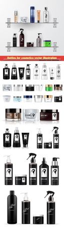 Bottles for cosmetics vector illustration # 2