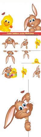 Easter holidays vector greeting card # 4