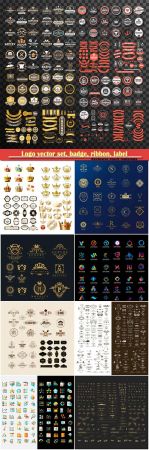 Logo vector set, badge, ribbon, label and  icon # 2