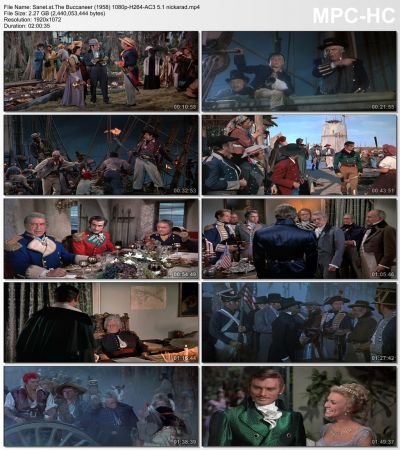 The Buccaneer 1958 1080p H264 AC3 5.1 nickarad