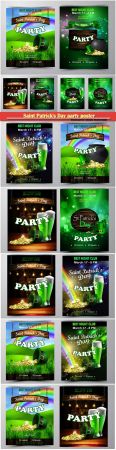 Irish holiday Saint Patrick s Day party poster