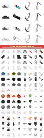 Icons vector illustration set # 15
