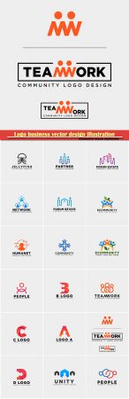 Logo business vector design illustration # 70