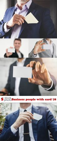Photos   Business people with card 78