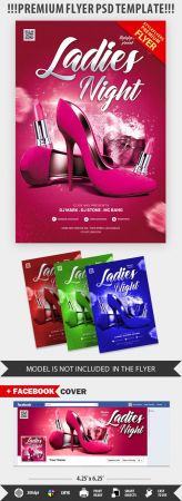 Ladies Night PSD Flyer Template # 2