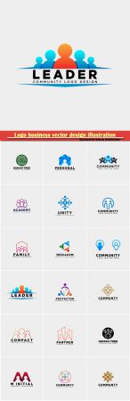 Logo business vector design illustration # 72