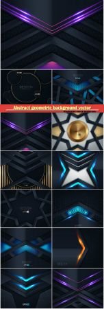 Abstract geometric background vector illustration