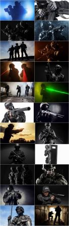 Special forces antiterrorist squad soldier soldiers police weapons 25 HQ Jpeg