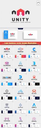 Logo business vector design illustration # 74