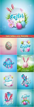 Easter holidays vector illustration # 12