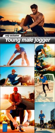 Young male jogger   9 UHQ JPEG
