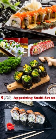 Photos   Appetizing Sushi Set 60