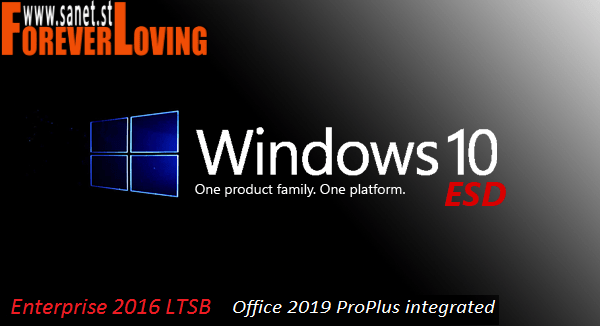 Windows 10 Enterprise 2016 LTSB incl Office 2019 x64 March 2019