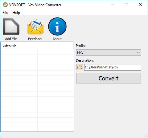 VovSoft Vov Video Converter 1.8