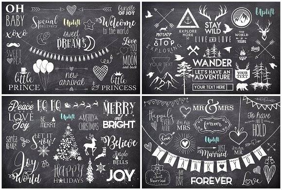 CreativeMarket - 90 Photoshop Overlays BUNDLE