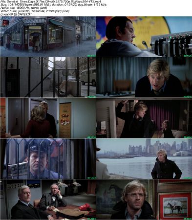 Three Days Of The Condor 1975 720p BluRay x264-YTS