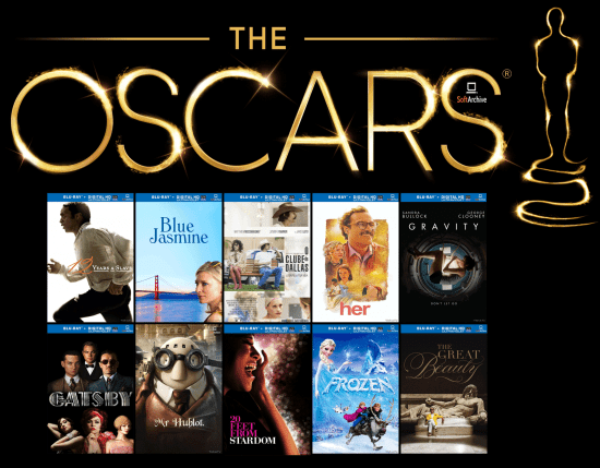 Oscar Winners 86th 2014 Movies Pack 720p BluRay X264-Mixed