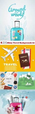 Vectors - Shiny Travel Backgrounds 60