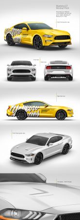 Mustang GT Mockup Pack TIF