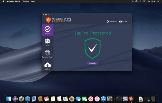 Antivirus VK Pro 5.0.1 macOS