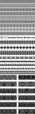 Vectors - Seamless Floral Borders 99