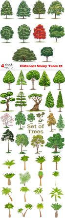 Vectors - Different Shiny Trees 21